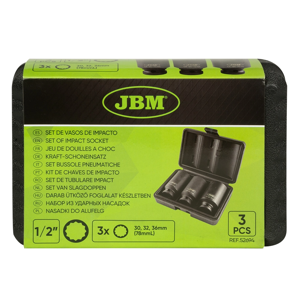 Set De 3 Tubulare Xzn De 1/2` Jbm [5]
