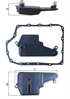 Filtru hidraulic MAHLE HX193D [2]