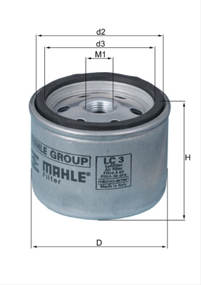Filtre aer - Filtru aer MAHLE LC3