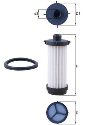 Filtre hidraulice - Filtru hidraulic MAHLE HX232D