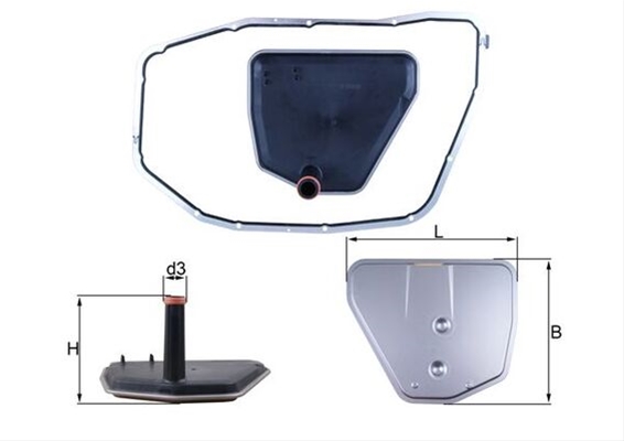 Filtre hidraulice - Filtru hidraulic MAHLE HX235D1