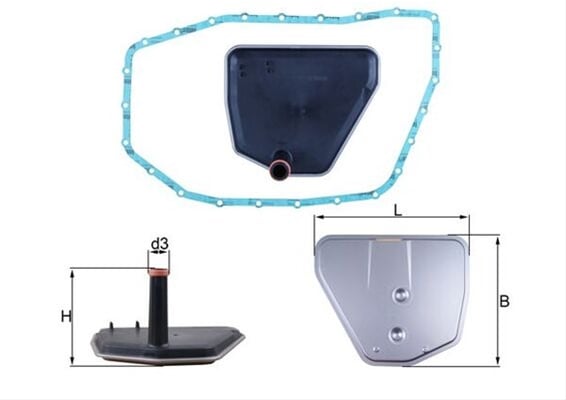 Filtre hidraulice - Filtru hidraulic MAHLE HX235D