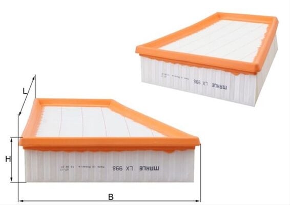 Filtru aer MAHLE LX998 [2]