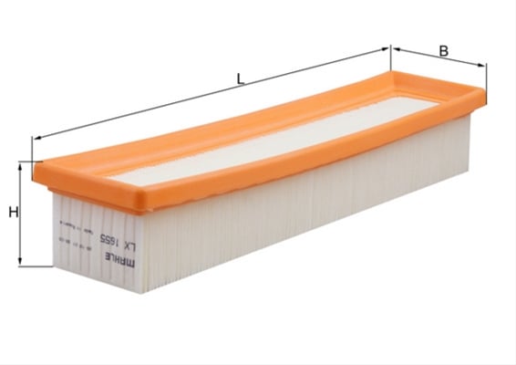 Filtre aer - Filtru aer MAHLE LX1655