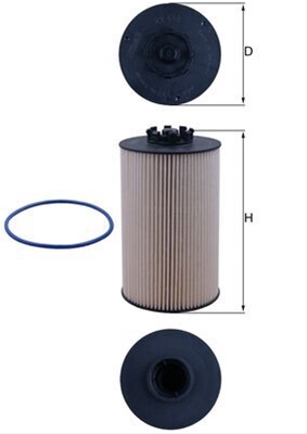 Filtre combustibil - Filtru combustibil MAHLE KX658D