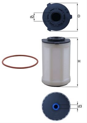 Filtre combustibil - Filtru combustibil MAHLE KX655D