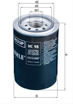 Filtru hidraulic MAHLE HC98 [1]