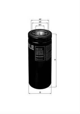 Filtru hidraulic MAHLE HC112 [1]