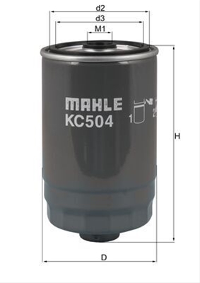Filtru combustibil MAHLE KC504 [1]