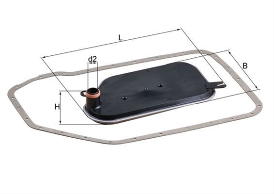 Filtru hidraulic MAHLE HX84D [2]