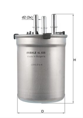 Filtre combustibil - Filtru combustibil MAHLE KL838