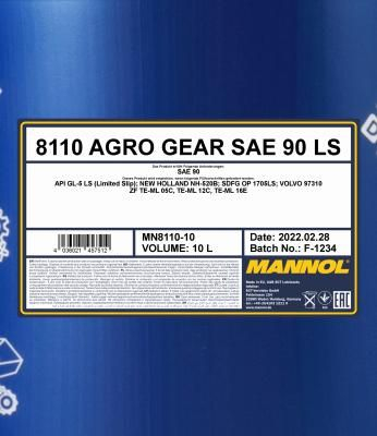 Ulei de transmisie Mannol Agro Gear 90 LS - 10 Litri [2]