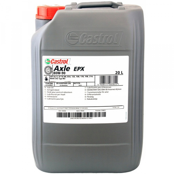 Castrol Axle EPX 80W90 GL5 - 20 Litri [1]