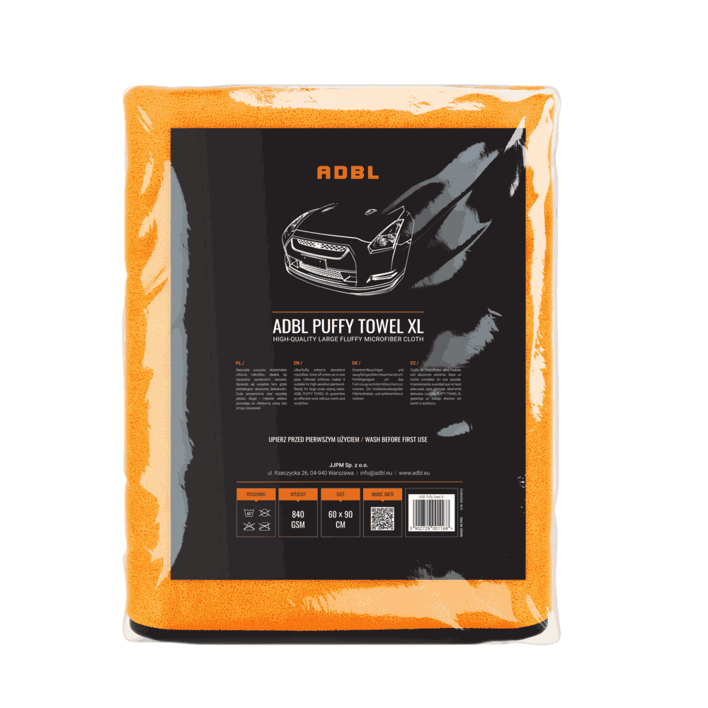ADBL Puffy towel XL, Prosop Microfibra 60X90cm, 840GSM [1]