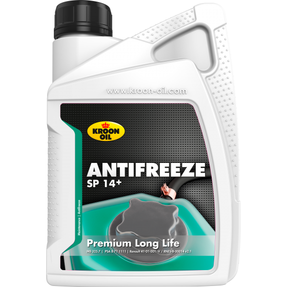 Antigel KROON OIL Antifreeze SP 14+ Premium Long Life 37346, verde/albastru - 1 Litru [1]