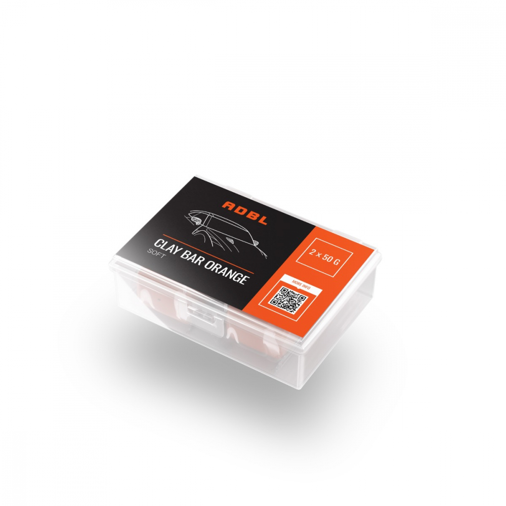 Argila decontaminare blanda ADBL Clay Bar Orange, 100g 2 bucati [1]