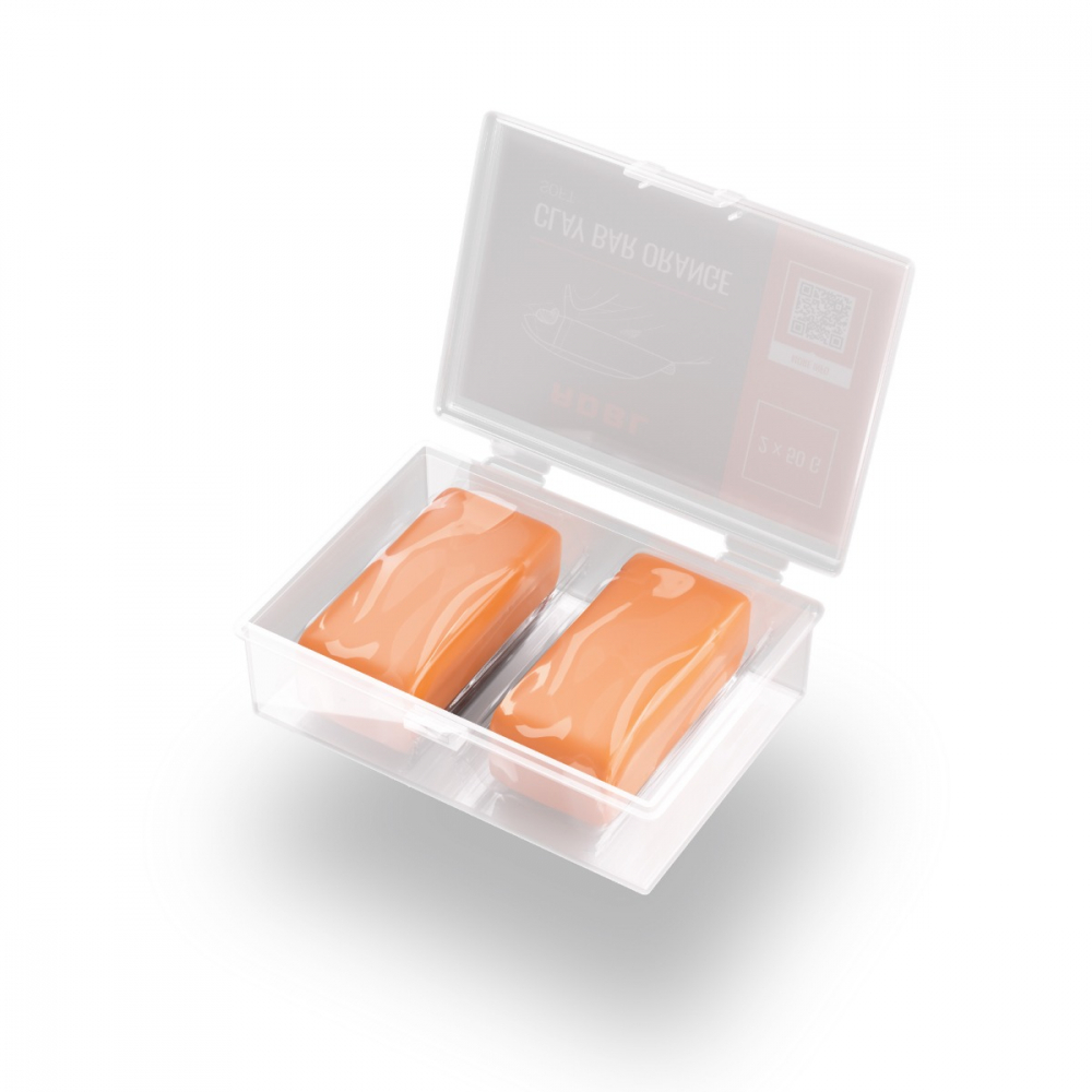 Argila decontaminare blanda ADBL Clay Bar Orange, 100g 2 bucati [3]