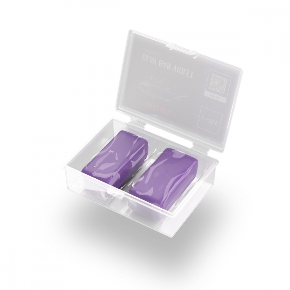 Argila decontaminare medie ADBL Clay Bar Violet, 100g 2 bucati [3]