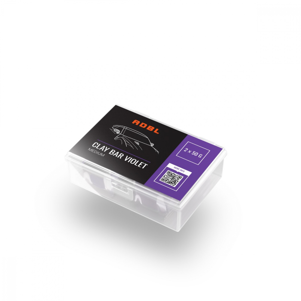Argila decontaminare medie ADBL Clay Bar Violet, 100g 2 bucati [1]