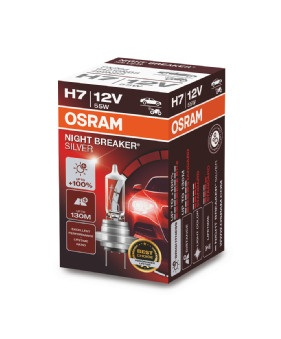 Bec 12V H7 55 W Night Breaker Silver +100% Osram [2]