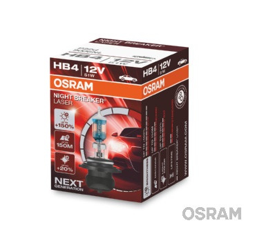 Bec 12V Hb4 51 W Night Breaker Laser Nextgen +150% Osram [2]