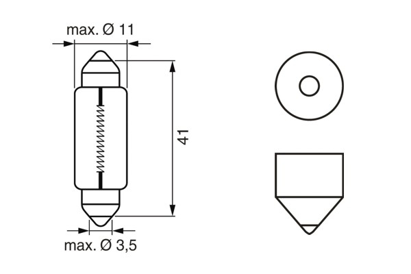 Bec 12V W1.2W 10W Eco Set 10 Buc Bosch [6]