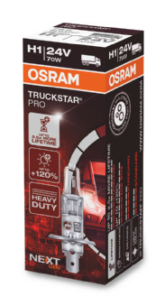 Bec Camion 24V H1 70 W Truckstar Pro +120% Nextgen Osram [3]