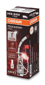 Bec Camion 24V H3 70 W Truckstar Pro +120% Nextgen Osram [2]