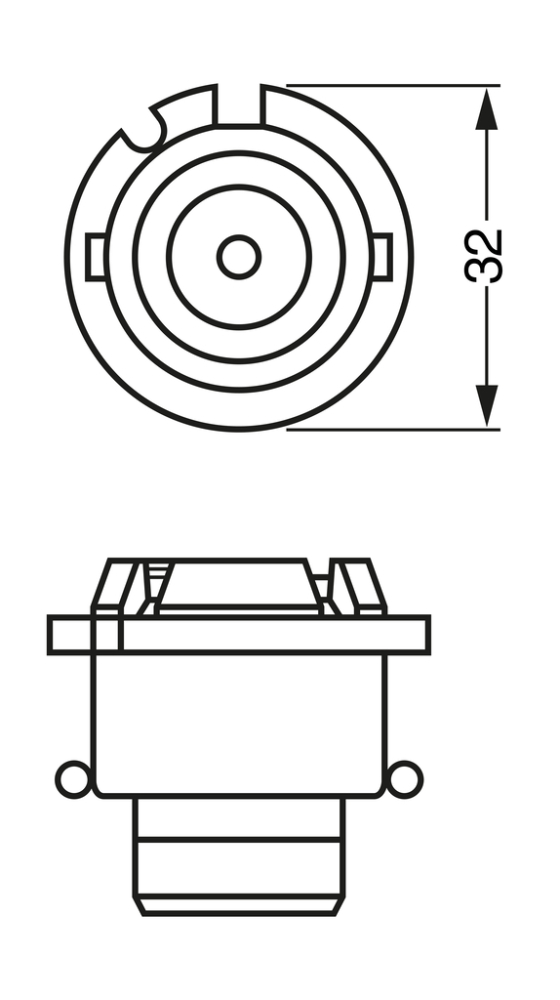 BEC D2S 85V 35W P32D-2 XENON WHITE BOSCH [3]