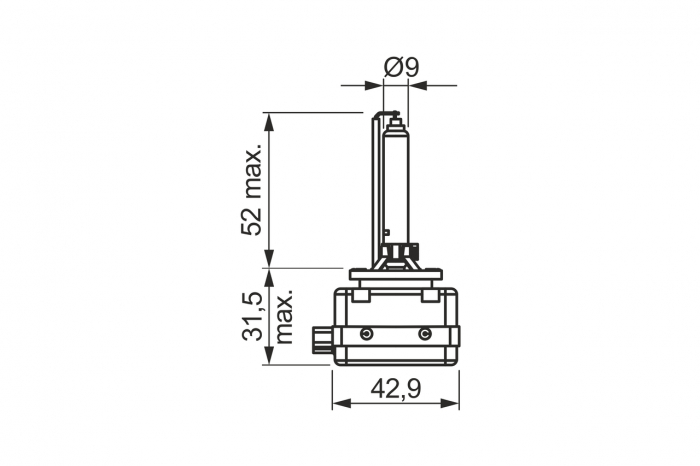 Bec D3S 42V 35W Xenon Bosch [2]