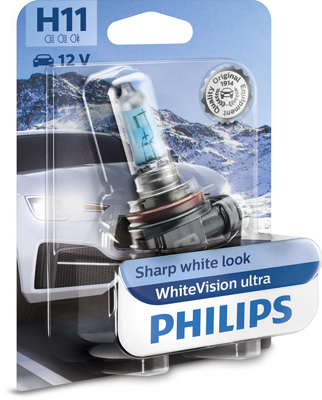 Bec Far H11 12V 55W White Vision Ultra (Blister) Philips [2]