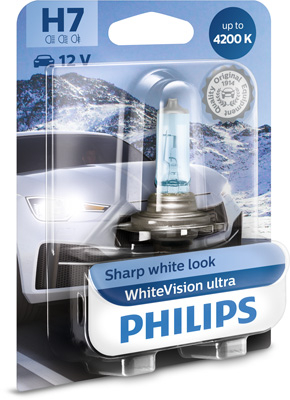 Bec Far H7 55W 12V White Vision Ultra (Blister) Philips [2]