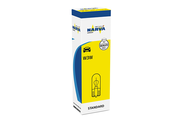 Bec Fara Soclu 12V W3W W2.1X9.5D Set 10 Buc Narva [1]