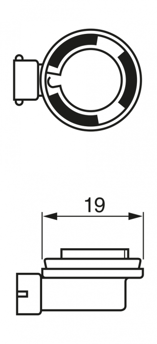 Bec H11 12V 55W Pure Light (Blister 1Buc) Bosch [3]