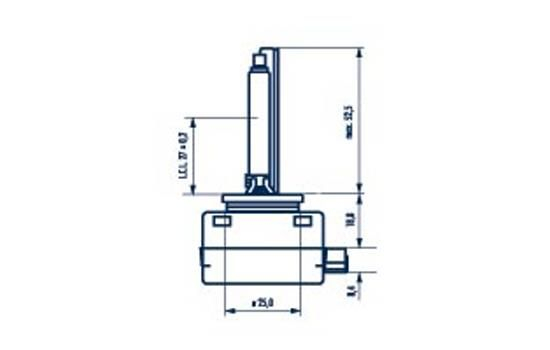 Bec Xenon 85V D1S 4000 K Narva [1]