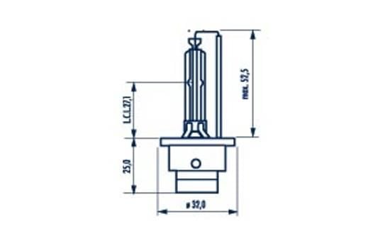 Bec Xenon 85V D2S 4000 K Narva [1]