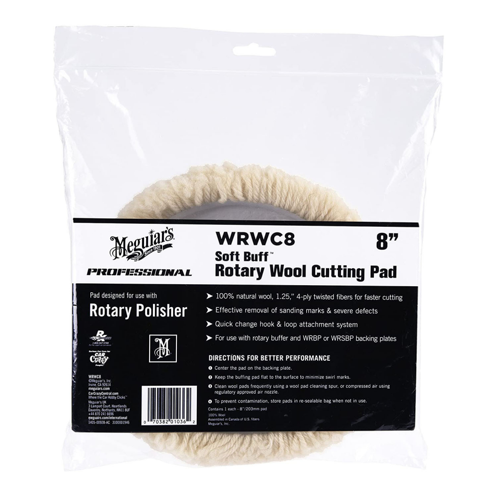 Blana Polish Abraziv Meguiar's Soft Buff Rotary Wool Pad 8" [1]