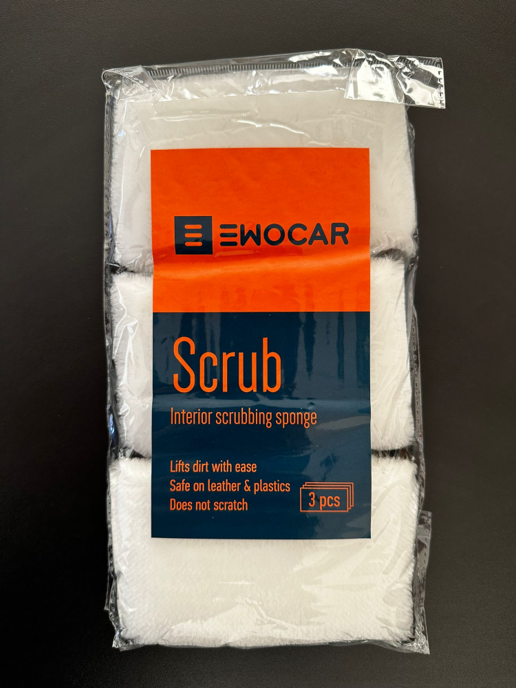 Burete abraziv curatare interior Scrub Sponge EWOCAR set 3 bucati [4]