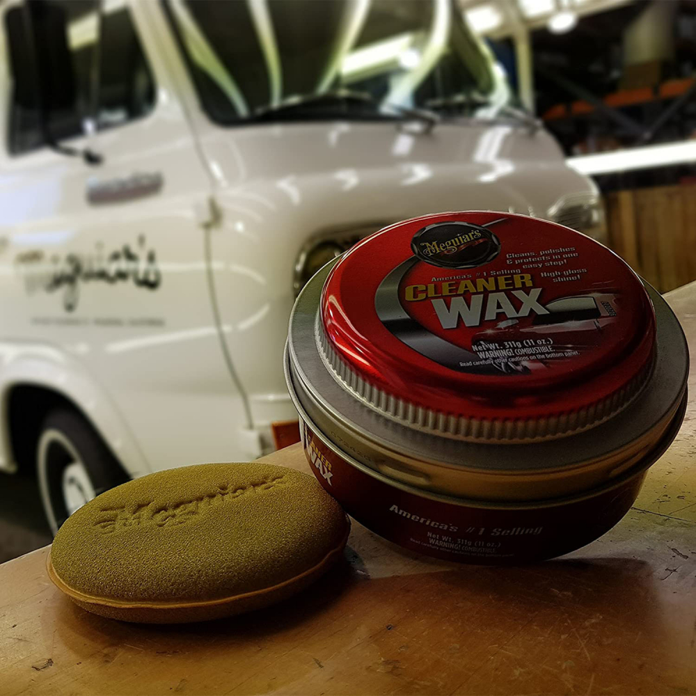 Burete Aplicator Ceara & Sealant Meguiar's Soft Foam Applicator Pads 4" 10,2cm Set 2 Buc [3]