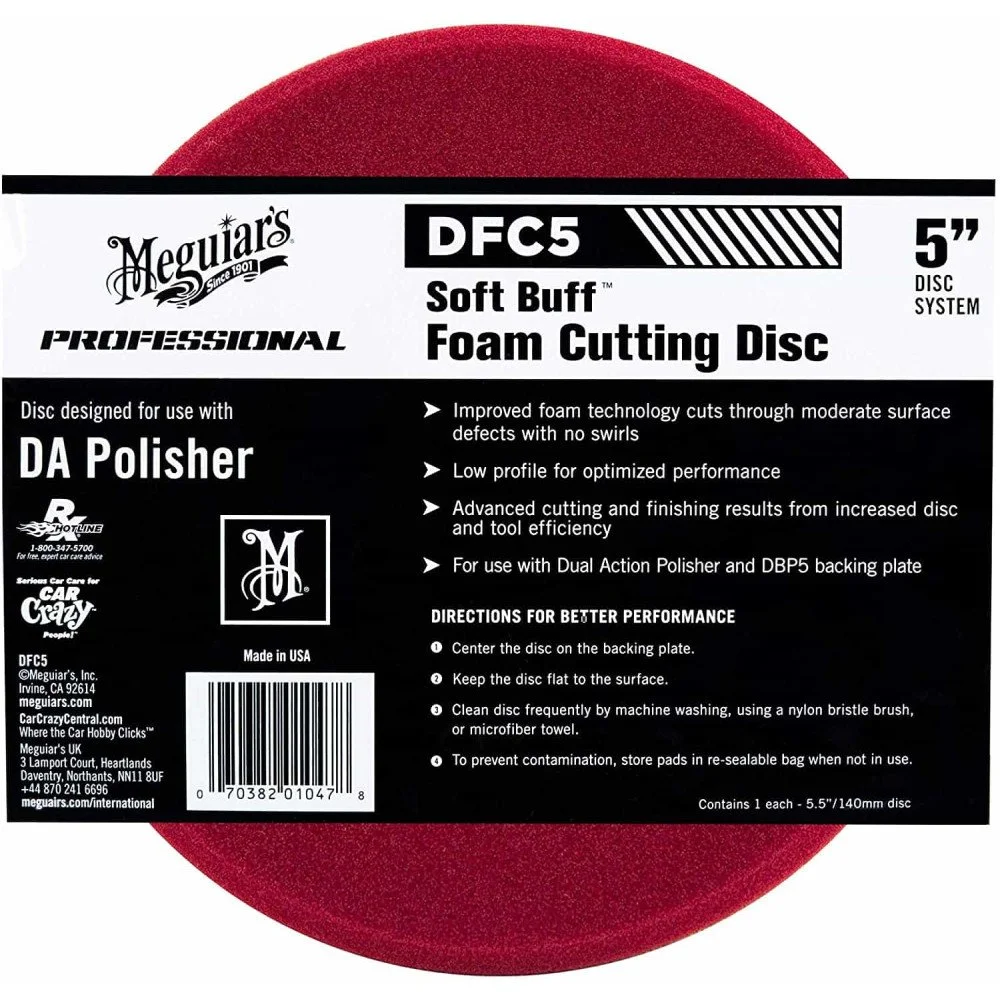 Burete Polish Abraziv Meguiar's Soft Buff DA Foam Cutting Disc, 5", DFC5 [1]