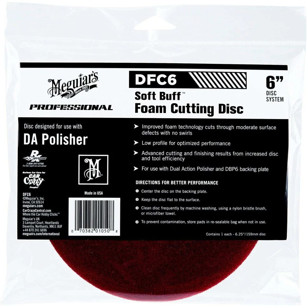 Burete Polish Abraziv Meguiar's Soft Buff DA Foam Cutting Disc, 6", DFC6 [1]