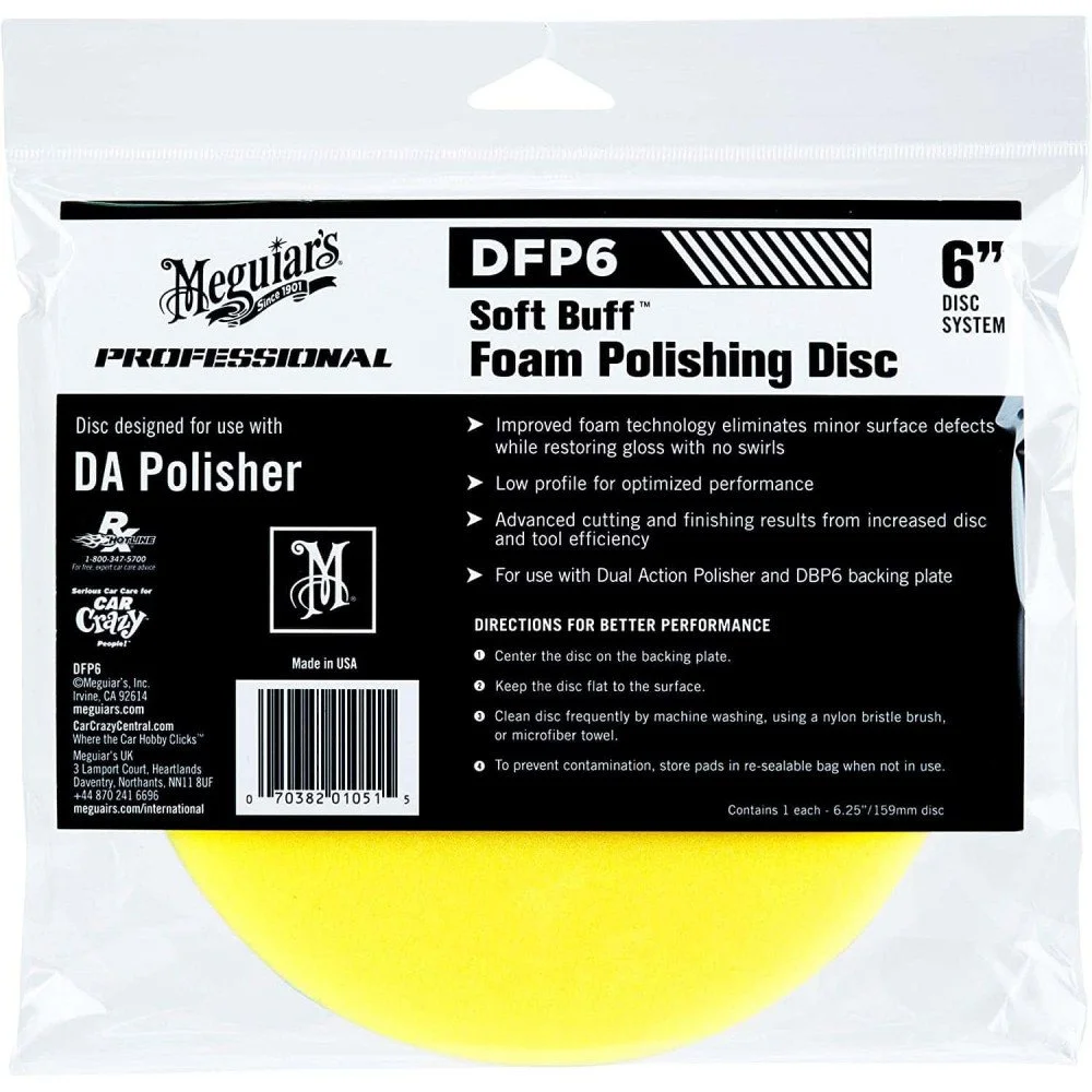 Burete Polish Mediu Meguiar's Soft Buff DA Foam Polishing Disc, 6", DFP6 [1]