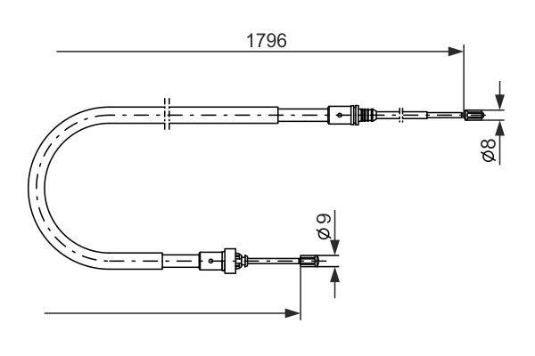 Cablu frana mana BOSCH [5]
