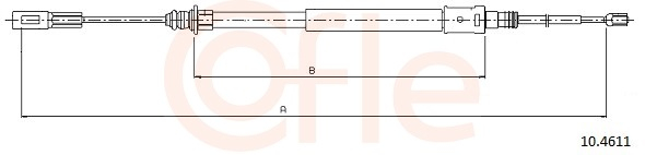 Cablu frana mana COFLE 10.4611 [1]