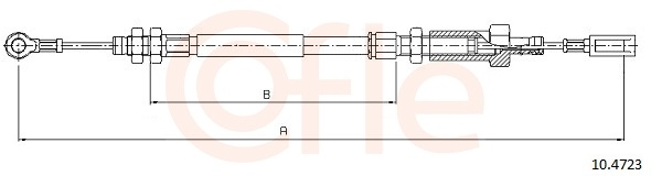 Cablu frana mana COFLE 10.4723 [2]