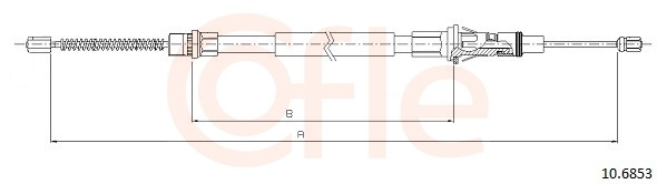 Cablu frana mana COFLE 10.6853 [2]
