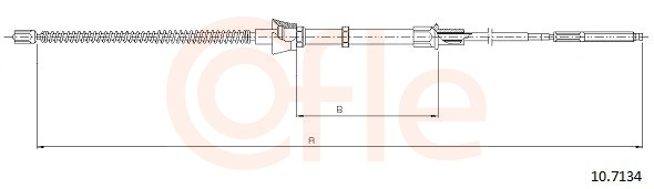 Cablu frana mana COFLE 10.7134 [1]