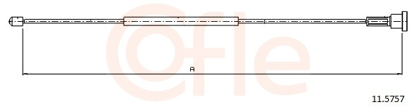 Cablu frana mana COFLE 11.5757 [1]