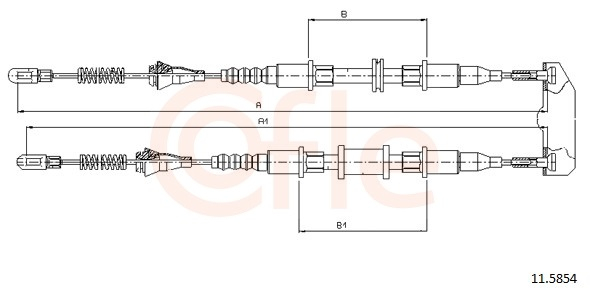 Cablu frana mana COFLE 11.5854 [1]