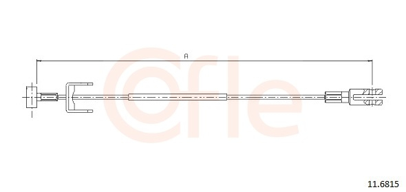 Cablu frana mana COFLE 11.6815 [1]